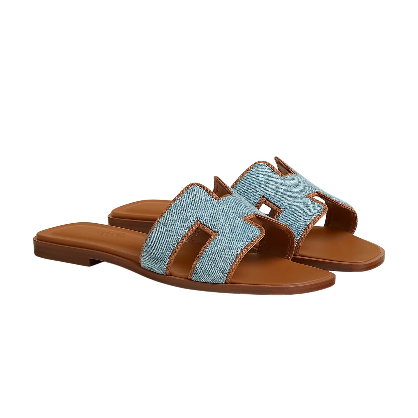 CLAQUETTE - MARRON/BLEU