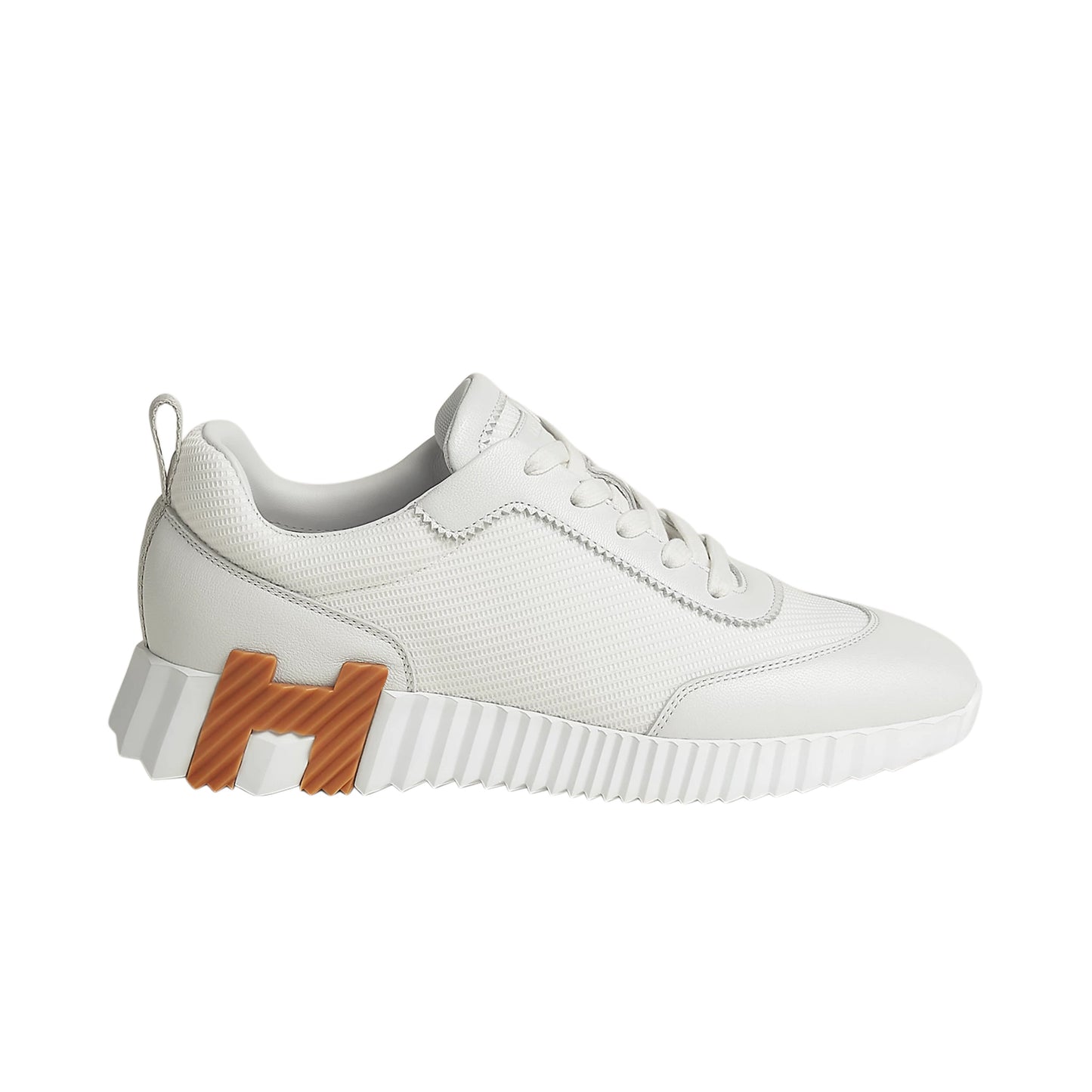 CHAUSSURE - BLANC/MARRON